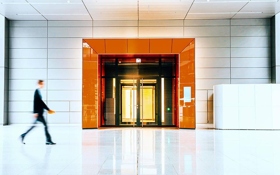 orange door